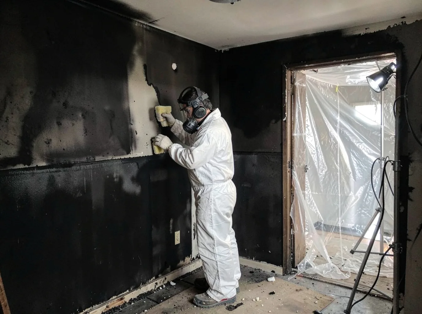 Fire Damage Restoration company in Powhattan, KS